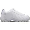 imageKSWISS Mens ST329 CMF Sneaker Wide Tennis Dad Walking Shoes Leather UpperWhiteBlackSilverGel
