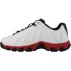 imageKSWISS Mens ST329 CMF Sneaker Wide Tennis Dad Walking Shoes Leather UpperWhiteRedBlack