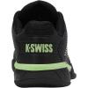 imageKSwiss Mens Hypercourt Express 2 Tennis ShoeBlackSoft Neon GreenNeon Lava