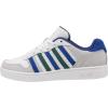 imageKSwiss Kids Court Palisades SneakerWhiteAntique GreenBlue Quartz