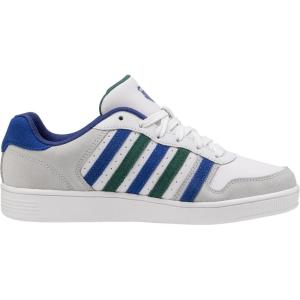imageKSwiss Kids Court Palisades SneakerWhiteAntique GreenBlue Quartz