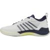imageKSwiss Mens Hypercourt Supreme 2 Tennis ShoeBlanc De BlancNaval AcademyLuminary Green