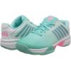 imageKSwiss Womens Hypercourt Express 2 HB  Clay Court Tennis ShoeBlue Aruba BlueWhiteSoft Neon Pink 439