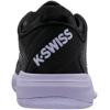 imageKSwiss Womens Hypercourt Express 2 Tennis ShoeBlackPurple Heather