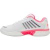 imageKSwiss Womens Hypercourt Express 2 Tennis ShoeWhiteNeon Pastel PinkBlack