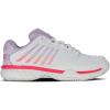 imageKSwiss Womens Hypercourt Express 2 HB  Clay Court Tennis ShoeWhiteOrchid PetalNeon Blaze
