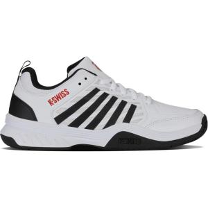 imageKSwiss Mens Court Express 2 Tennis ShoeWhiteBlackMars Red