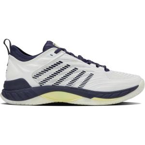 imageKSwiss Mens Hypercourt Supreme 2 Tennis ShoeBlanc De BlancNaval AcademyLuminary Green