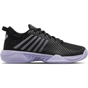 imageKSwiss Womens Hypercourt Express 2 Tennis ShoeBlackPurple Heather