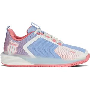 imageKSwiss Womens Ultrashot 3 Grass Tennis ShoeBright WhiteOpen AirStrawberry Ice