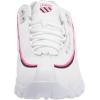 imageKSwiss Womens ST329 CMF Sneaker Wide Tennis Walking Leather ShoesWhiteCandy FuchsiaBlackTape