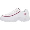 imageKSwiss Womens ST329 CMF Sneaker Wide Tennis Walking Leather ShoesWhiteCandy FuchsiaBlackTape
