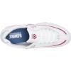 imageKSwiss Womens ST329 CMF Sneaker Wide Tennis Walking Leather ShoesWhiteCandy FuchsiaBlackTape