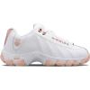 imageKSwiss Womens ST329 CMF Sneaker Wide Tennis Walking Leather ShoesWhitePeachy KeenBurgundyGel
