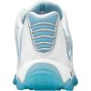 imageKSwiss Womens ST329 CMF Sneaker Wide Tennis Walking Leather ShoesWhiteSky BlueSilverIce