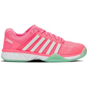 imageKSwiss Womens Express Light Pickleball ShoeNeon Pastel PinkNeon MintWhite