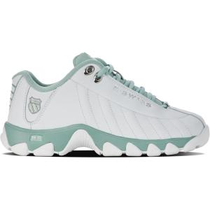 imageKSwiss Womens ST329 CMF Sneaker Wide Tennis Walking Leather ShoesWhiteSurf SprayWhite