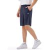 imageKSwiss Mens Athletic Shorts with Zipper Pockets  Lightweight Gym Shorts with Drawstring for Running Workout Lounge CasualPurple