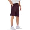 imageKSwiss Mens Athletic Shorts with Zipper Pockets  Lightweight Gym Shorts with Drawstring for Running Workout Lounge CasualRed