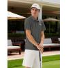 imageKSwiss Mens Heritage Classic Polo Unshrink Collar Golf Shirt Top for Men Short Sleeve Casual Golf ampamp Tennis ShirtGrey