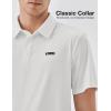 imageKSwiss Mens Heritage Classic Polo Unshrink Collar Golf Shirt Top for Men Short Sleeve Casual Golf ampamp Tennis ShirtWhite