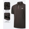 imageKSwiss Mens Heritage Suit Collar Polo Golf Polo Shirts for Men Casual Short Sleeve Dress Shirt for Work BusinessBrown