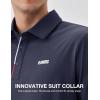 imageKSwiss Mens Heritage Suit Collar Polo Golf Polo Shirts for Men Casual Short Sleeve Dress Shirt for Work BusinessPurple