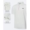 imageKSwiss Mens Heritage Suit Collar Polo Golf Polo Shirts for Men Casual Short Sleeve Dress Shirt for Work BusinessWhite
