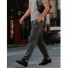 imageKSwiss Mens Sweatpants with Pockets  Casual Pants with Drawstring Open Bottom Lightweight ampamp Breathable Lounge PantsGrey