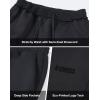 imageKSwiss Mens Sweatpants with Pockets  Lightweight ampamp Breathable Joggers for Men Cuffed Track Pants for Casual LoungeBlack