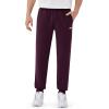 imageKSwiss Mens Sweatpants with Pockets  Lightweight ampamp Breathable Joggers for Men Cuffed Track Pants for Casual LoungeRed