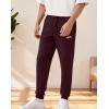 imageKSwiss Mens Sweatpants with Pockets  Lightweight ampamp Breathable Joggers for Men Cuffed Track Pants for Casual LoungeRed