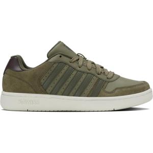 imageKSwiss Mens Court Palisades SneakerBurnt OliveLight GrayGrape LeafBlack Coffee