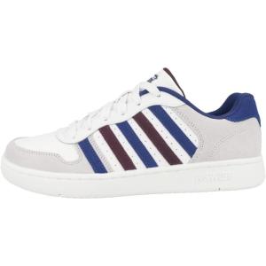 imageKSwiss Mens Court Palisades SneakerWhite Sodalite Blue Prune