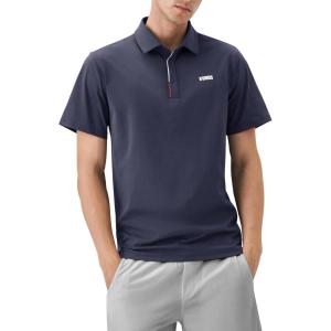 imageKSwiss Mens Heritage Suit Collar Polo Golf Polo Shirts for Men Casual Short Sleeve Dress Shirt for Work BusinessPurple