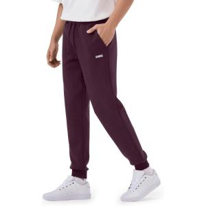 imageKSwiss Mens Sweatpants with Pockets  Lightweight ampamp Breathable Joggers for Men Cuffed Track Pants for Casual LoungeRed