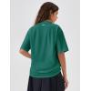 imageKSwiss Heritage Womens Oversized TShirt Silky Soft Crewneck TShirts with EcoEmbossed Graphic for Casual LoungeGreen