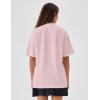 imageKSwiss Heritage Womens Oversized TShirt Silky Soft Crewneck TShirts with EcoEmbossed Graphic for Casual LoungePink