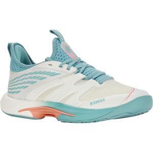 imageKSwiss Womens Speed Trac Tennis ShoeBlanc De BlancNile BlueDesert Flower