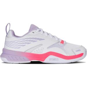 imageKSwiss Womens SpeedEx Tennis ShoeWhiteOrchid PetalNeon Blaze