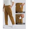imageKSwiss Mens Cargo Pants  Regular Fit Tapered Pants Sweatpants with Pockets for Casual OutdoorGreenBrown