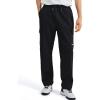 imageKSwiss Mens Cargo Pants  Relaxed Fit Tapered Pants Sweatpants with Drawstring for Casual Lounge OutdoorBlackBlack