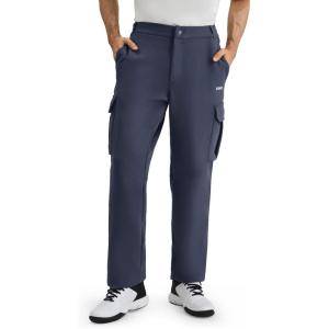 imageKSwiss Mens Cargo Pants  Regular Fit Tapered Pants Sweatpants with Pockets for Casual OutdoorGreyPurpleBlue