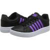 image:imageKSwiss Mens LowTop SneakersBlack BlackNeon Violet 049