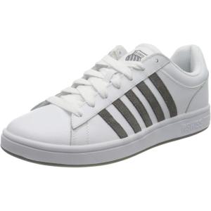 image:imageKSwiss Mens LowTop SneakersWhite Charcoal