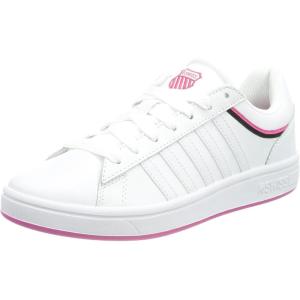 image:imageKSwiss Mens LowTop SneakersWhite Pink Yarrow Black