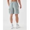 image:imageKSwiss Mens Casual Cargo Shorts  Lightweight Stretch Summer Shorts for Men with 4 Pockets 9GreyMint Green