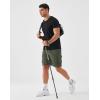 image:imageKSwiss Mens Casual Cargo Shorts  Lightweight Stretch Summer Shorts for Men with 4 Pockets 9Olive Green