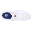 image:imageKSwiss Mens Classic VN Leather SneakerWhiteClassic BlueRibbon Red