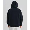 image:imageKSwiss Mens Full Zip Hoodie  Drawstring Hoodies Pullover Sweatshirts Casual Loose FitBlack
